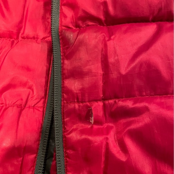 Eddie Bauer First Ascent Red Down Puffer Vest XL - Picture 14 of 15